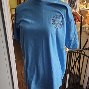 Caribbean Blue Graphic Short Sleeve Tee